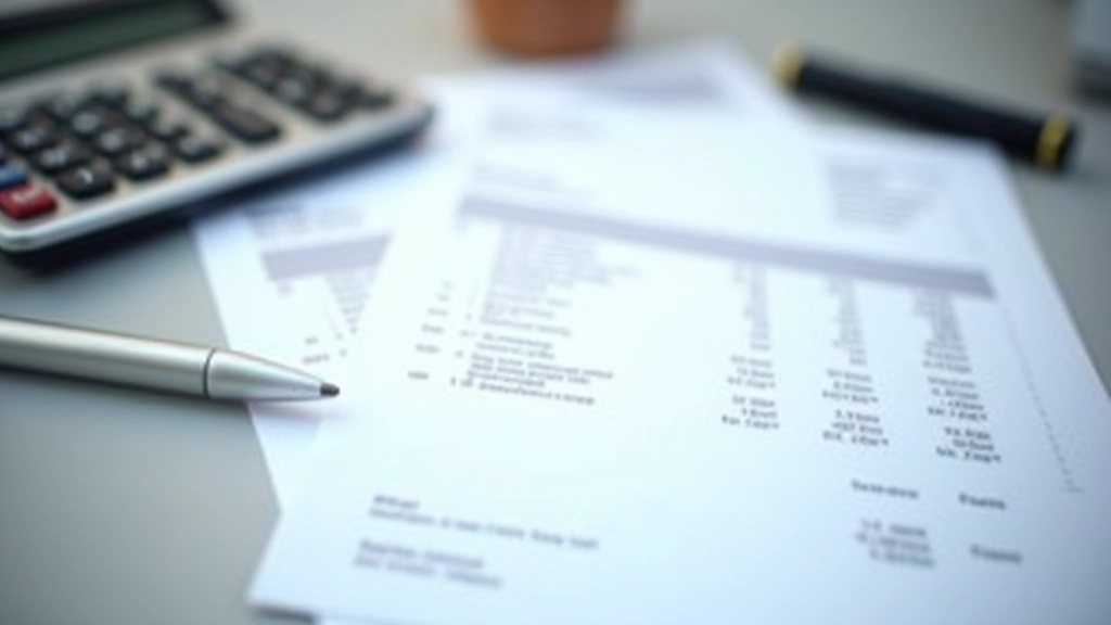 Invoice document showing multiple line items with varying costs that require different classifications